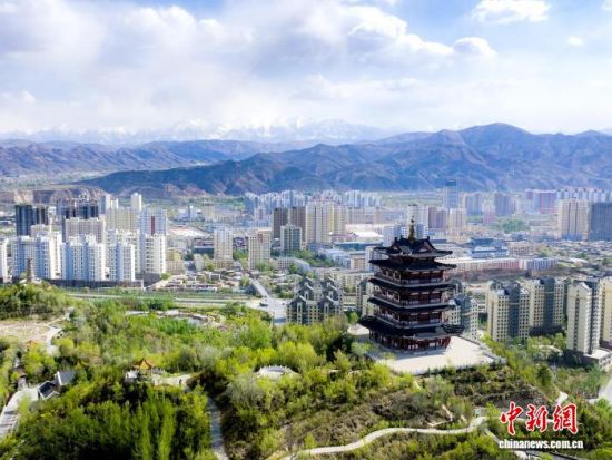 资料图为海东市乐都区一隅。海东市委宣传部供图 资料图为海东市乐都区一隅。海东市委宣传部供图