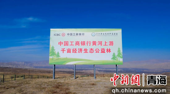 图为工行黄河上游千亩经济生态公益林。 工行青海省分行供图 图为工行黄河上游千亩经济生态公益林。 工行青海省分行供图