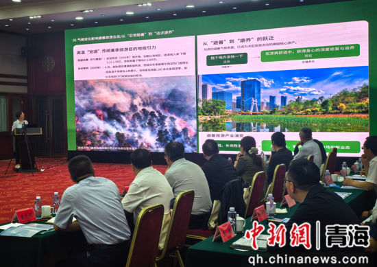 图为“夏都西宁 凉爽城市 避暑经济”座谈会现场。 祁增蓓摄 图为“夏都西宁 凉爽城市 避暑经济”座谈会现场。 祁增蓓摄