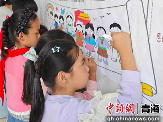 图为活动现场。青海省启善儿童社会工作发展中心供图 图为活动现场。青海省启善儿童社会工作发展中心供图