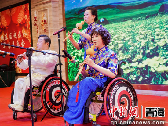 图为城东区新春喜乐会。城东区残联供图 图为城东区新春喜乐会。城东区残联供图