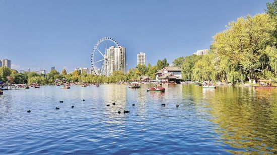 西宁市人民公园内秋意浓。才贡加 摄 西宁市人民公园内秋意浓。才贡加 摄