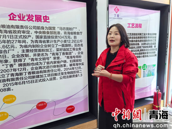 图为工作人员介绍企业情况。李隽 摄 图为工作人员介绍企业情况。李隽 摄